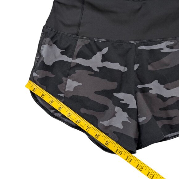 Athleta Running Free Shorts Womens Black Grey Camouflage Lined Athletic Size XS - Picture 11 of 11